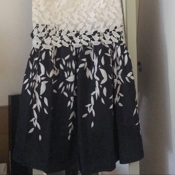 Popcorn black and white dress - Picture 4 of 6